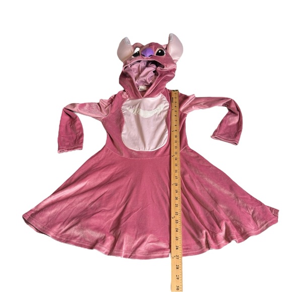 Disney Lilo and Stitch Spirit Halloween Angel Dress Costume Pink Medium Dress Up - Picture 3 of 7